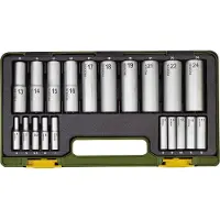 Proxxon 20 Pezzi Set di Chiavi a Snodo Lunghe 23292
