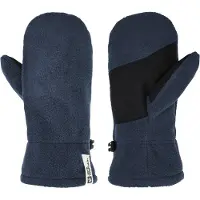 Jack Wolfskin Kid's Fleece Mitten Guanti Bambini (116, blu)
