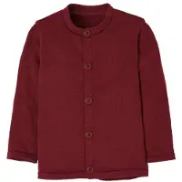 Disana Kid's Strick-Jacke Cardigan Bambini (86/92, rosso)