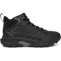 Merrell - Scarpe escursionismo in GORE-TEX - Speed Strike 2 Mid GORE-TEX Black per Uomo in Pelle - Taglia 41,5 - Nero