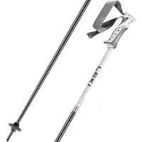 LEKI Women's Bliss Bastoncini da sci Donna (115 cm, gunmetal / roségold)