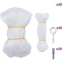 vidaXL Rete per gatti trasparente 3x2 m Nylon