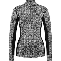 Kari Traa Women's Rose Half-Zip Intimo lana merinos Donna (S, grigio)