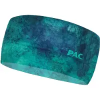 P.A.C. Ocean Upcycling Headband Fascia sportiva per la fronte (S/M - 50-57 cm, turchese/blu)