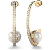 GUESS Calypso gold-plated pearl Orecchini JUBE04452JWYGT-U