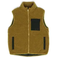 Mazine Padded Sherpa Vest Gilet in pile Uomo (S, marrone)