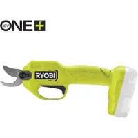 Ryobi - 18V ONE+ Pruning Shears - SK5 Chrome Bypass Blades - 25mm Cutting Capacity - Battery and Charger Not Included - RY18SCA-0