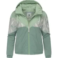 Ragwear Giacca funzionale 'Rochele' blu chiaro / pietra / verde / mela