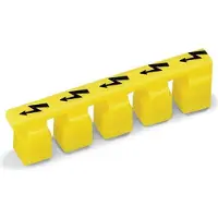 Wago Copertura di segnalazione ; a 5 poli; con freccia nera; giallo 279-405