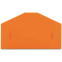 Wago Separatore ; spessore 2 mm; sporgente; arancione 281-318
