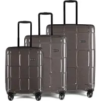 Epic Crate Reflex 4 ruote Set di valigie 3 pezzi marrone