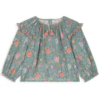 Louise Misha Blouse Iris Blue Rosa Damascena Taglia: 12M | Camicie Outlet | kids | Blu