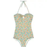 Louise Misha Bathing Suit Bayo Turquoise Flowers Taglia: XXS | Costumi Interi Outlet | Donna | Ciano
