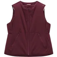 Jeanne Baret Women's Pansy Vest Gilet sintetico Donna (34, rosso)