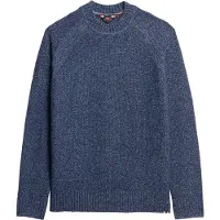 Superdry per uomo. M6110634A Maglione raglan spesso blu scuro (XXL), Casual, Poliestere, Navy