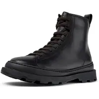 Camper per donna. K400816-001 Stivaletti in pelle Brutus+ nero (36), Basso, Nessuno, Casual