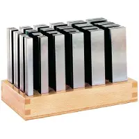 Slice Set di supporti paralleli formato SP, lunghezza 150 mm, montati su supporto in legno