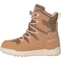 TROLLKIDS Kid's Finnmark Winter Boots Scarpe invernali Bambini (38, beige/marrone)