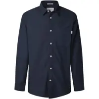 Pepe Jeans per uomo. PM3090838 Camicia Creed Navy (L), Casual, Cotone, Manica lunga