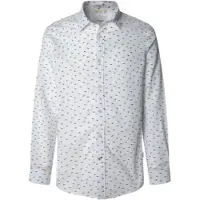 Pepe Jeans per uomo. PM3090845 Camicia bianca di Casper (M), Bianco, Casual, Cotone, Manica lunga