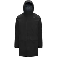 K-way - Parka isolante e impermeabile - Jarno Twill Marmotta Black P Blue A per Uomo - Taglia L - Nero