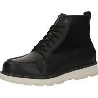 Timberland per uomo. TB0A6CE2W021 Stivali impermeabili neri Britton Mills (41), Pelle, Nero, Basso, Stringhe, Casual, All'aperto