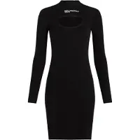 Karl Lagerfeld Klj Cut Out Knit Dress Black Taglia: M | Abiti Mini Outlet | Donna | Nero