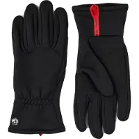 Hestra Touch Point Fleece Liner Sr. 5 Finger Guanti (7, nero)
