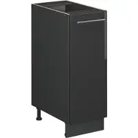 Vicco Armadio cucina dispensa alto Fame-Line Antracite lucido 30 cm , PL Antracite, Model 56950