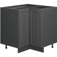 Vicco Mobile ad angolo cucina Fame-Line Antracite-oro rustico 80.5 cm , PL Rovere, Model 56743