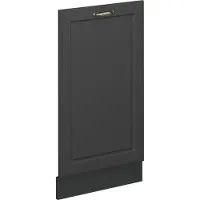 Vicco Pannello frontale della lavastoviglie Fame-Line Antracite-oro rustico 45 cm senza piano di lavoro, Model 56503