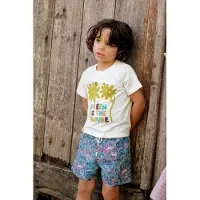 Louise Misha Shorts Aliki Teal Garden Of Eden Taglia: 6M | Pantaloni Outlet | Unisex | Ciano