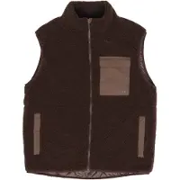 Mazine Padded Sherpa Vest Gilet in pile Uomo (XL, marrone)