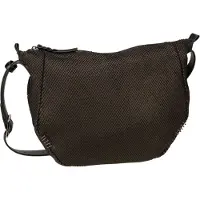 Fredsbruder Daily Catch Borsa a spalla Vera Pelle 32 cm nero