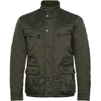 Barbour per uomo. MQU0365 Giacca Ariel marrone verde scuro (M), Casual, Poliestere