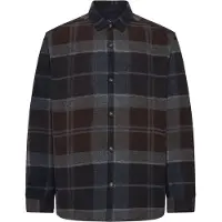 Barbour - Sur-chemise à motif tartan - Chapter Tailored Check Overshirt Midnight Oak Tartan per Uomo - Taglia M - Blu navy