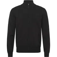 Lyle & Scott Mesh Logo Knitted Track Jacket Jet Black Taglia: XS | Cardigan Outlet | Uomo | Nero