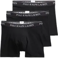 Ralph Lauren per uomo. 714835887002 Set di 3 boxer in cotone nero (XL), Homewear