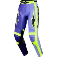 Alpinestars Racer Portl Pantaloni da cross uomo viola, taglia 36
