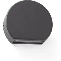 Faro Applique da esterni LED rotonda Pill grigio scuro
