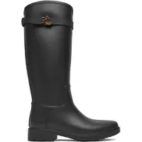 Ralph Lauren per donna. 802980678001 Stivali di gomma alti Portiah neri (38), Nero, Basso, Nessuno, Casual, PVC