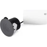 Faro Faretto LED da incasso base, nero, Ø 8 cm, alluminio/acciaio inox