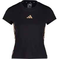 Adidas Sportswear Animal Print 3-stripes Tee Black Taglia: L | Maglie Sportivi Outlet | Donna | Nero