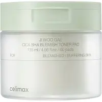 Celimax Ji.Woo.Gae Cica BHA Blemish Pad Esfoliante — Dischetto esfoliante
