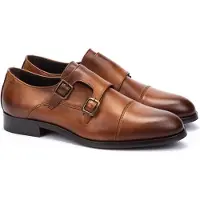 Martinelli per uomo. 1492-2632Z Scarpe Impero in pelle 1492 marrone (42), Basso, 1 a 3 cm, Fibbia, Casual, Classico