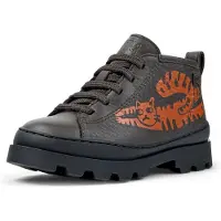 Camper Stivaletto Brutus in pelle stampata