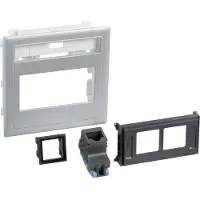 Schneider Electric Kit di collegamento piatto 2XActassi 250 Cat6 UTP effetto alluminio Tipo: CYB-DP 5974207