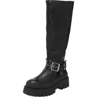 Steve madden Cruz Boots Black Leather Taglia: 36 | Stivali Outlet | Donna | Nero
