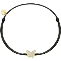 Glanzstücke Braccialetto giallo oro / nero / argento