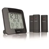 Hama Stazione meteorologica wireless EWS Trio, nera